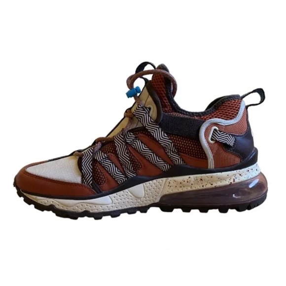 Nike Air Max 270 Bowfin Men's Dark Russet Brown Athletic Shoes Sneakers Size 8.5 - Picture 4 of 10